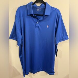 Polo by Ralph Lauren Performance Men's Blue Polo Shirt